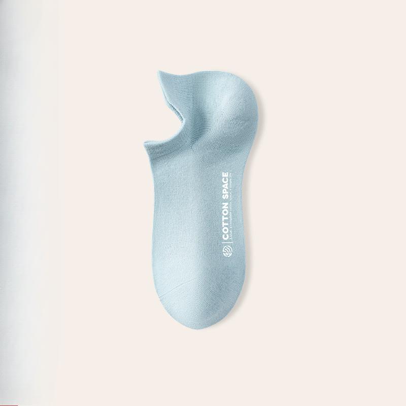 Women's Spring and Summer Invisible Deodorant Antibacterial Anti Pilling Boat Socks