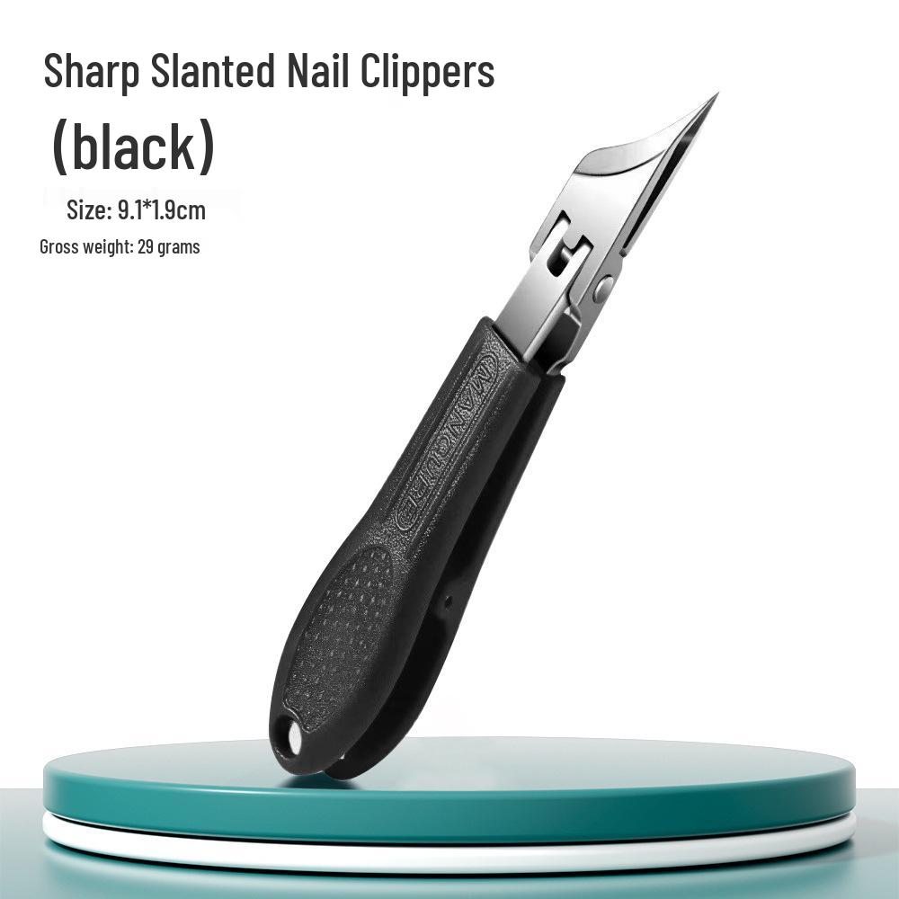 Ultra Sharp Angled Nail Clippers with Large Opening - Ideal for Ingrown and Thick Toenails, Eagle Beak Design for Precision Foot Care