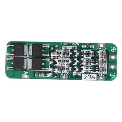 Chargeur de batterie lithium-ion 3S 20 A 18650, circuit imprimé de protection BMS 12,6 V
