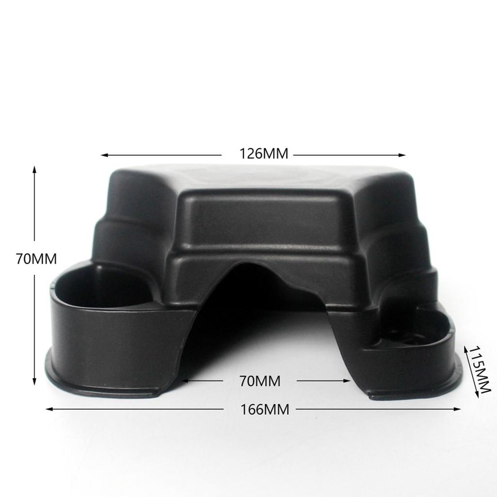Plastic Reptile Hide Box Cave with Basin Shelter House Decor Box Hiding