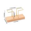 Metal Tissue Box Gold Tissue Dispenser Multi-use Napkin Holder  Restaurant