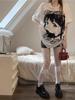 Plus Size Retro Cartoon Girl Print Cotton T-shirt - Loose Fit, Short Sleeve