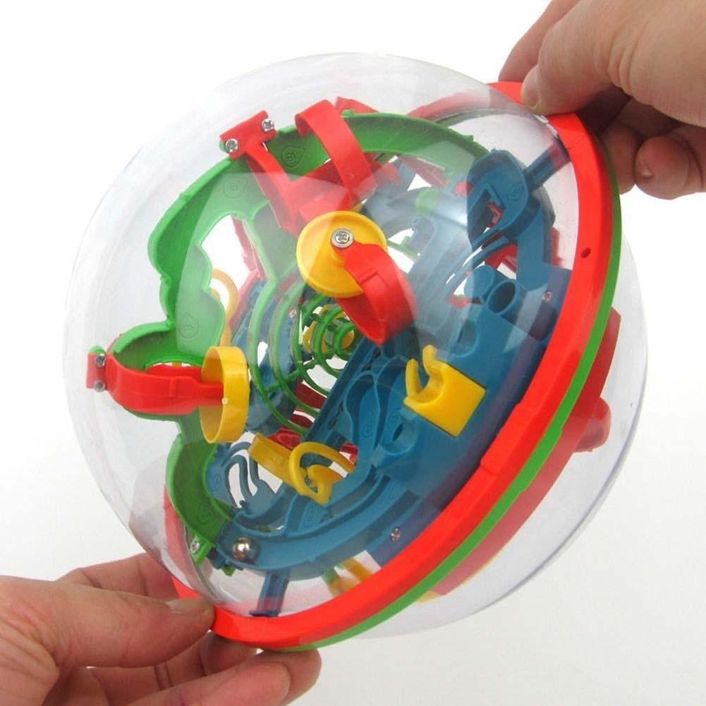 100-trinns 3D-ball med gave Pedagogiske leker Puslespill Balanse Logic Ability Spill for barn Voksne