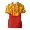 Kids O Neck T Shirt 3D French Fries Print Loose Style Suitable For Outdoor Picnic Daily Games Family Walks Summer Casual Kids Daily Clothing