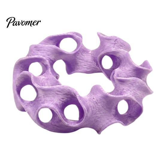 Freshwater Aquarium Decor 3D Printed Hideout Cave, Wavy Hollow Ring Fish Shrimp Shelter, Cave Breeding Hiding Hole Decor, Tank Ornament for