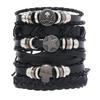 Men's Retro Multi-Layer Handmade Leather Bracelet Set
