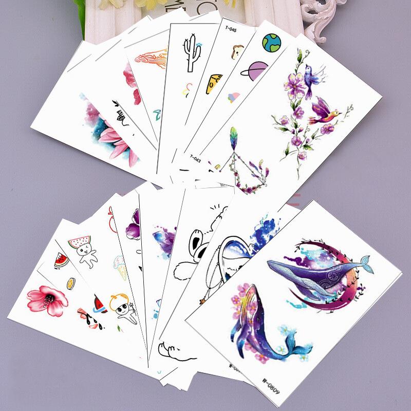 Beauty Sticker Cartoon Tattoo Sticker Small Fresh Animal Dinosaur Waterproof Tattoo Sticker