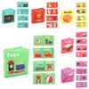 Baby English Palm 3d Cloth Book Newborn Soft Book Early Education Baby Cloth Book