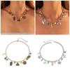 Unique Mask Necklace with Oil Drip Finish Delicate Charm Necklace Fashion Collarbone Chain Perfect for Fashion Lovers