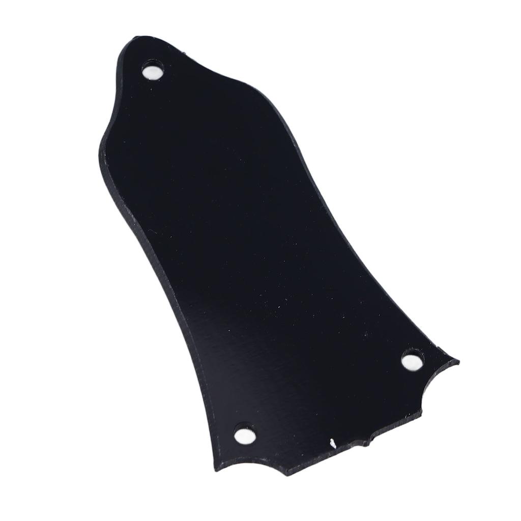 Electric Guitar Truss Rod Plate Plastic Sturdy Lightweight Decorative Truss Rod Cover Plate Black