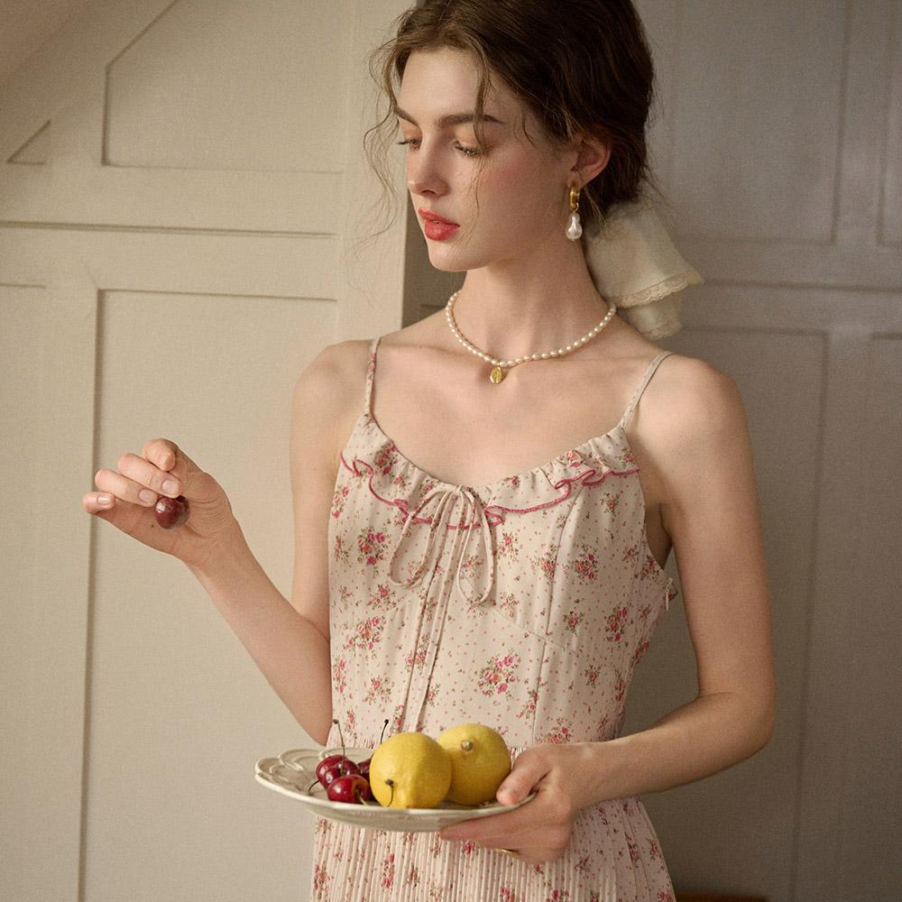 Simpeulleteulo Sr_Wind Floral Slip Dress
