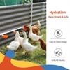 5Pcs Automatic Drinking Bowl Chicken Drinker Hanging Water Cup For Backyard Poultry