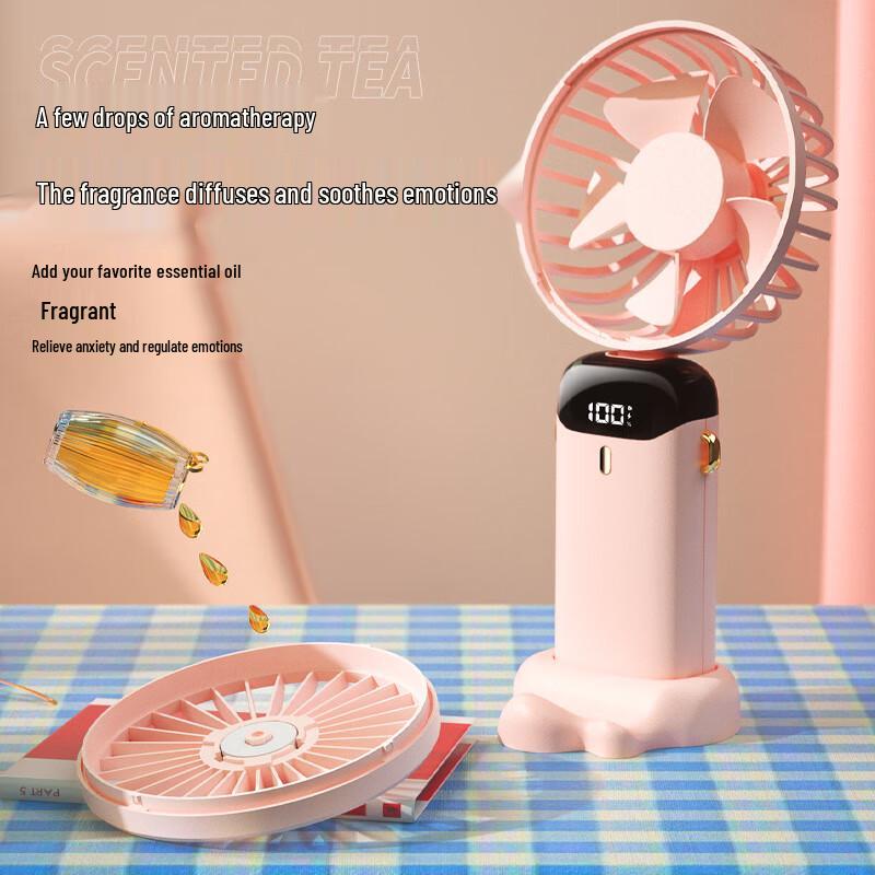 Mini Foldable Aromatherapy Portable USB Fan