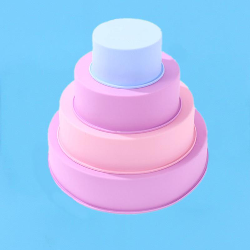 4/8-inch Circular Cake Mold Silicone Mold Baking Tray with Multiple Sizes and Types of Cakes DIY Baking Cake Mold