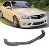 3Pcs Front Bumper Lip Spoiler Splitter Sporty Look Front Lip Spoiler Splitter Protector for C-Class W204 Pre-Facelift C63   2007 to 2010