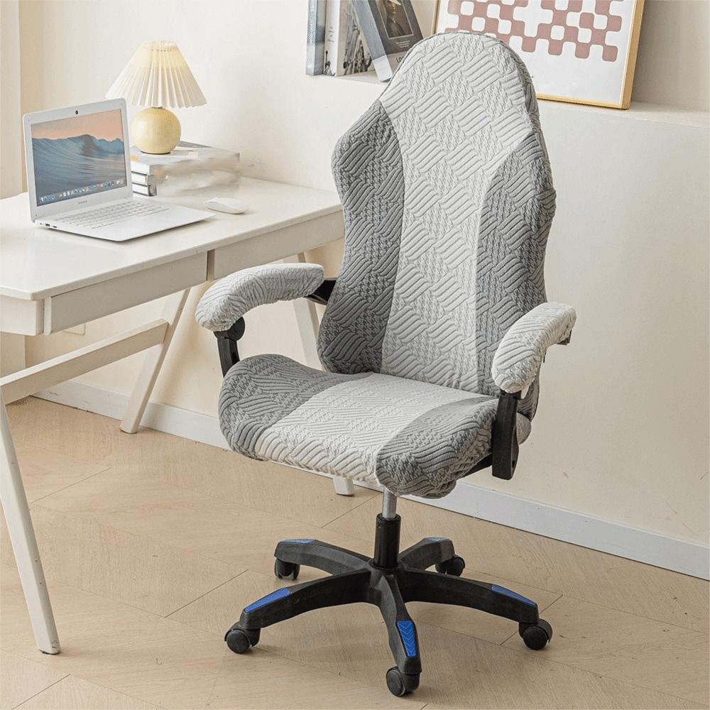 3D Jacquard Gaming Chair Covers Elastic Computer Chair Covers Swivel Chair Covers  Computer Desk