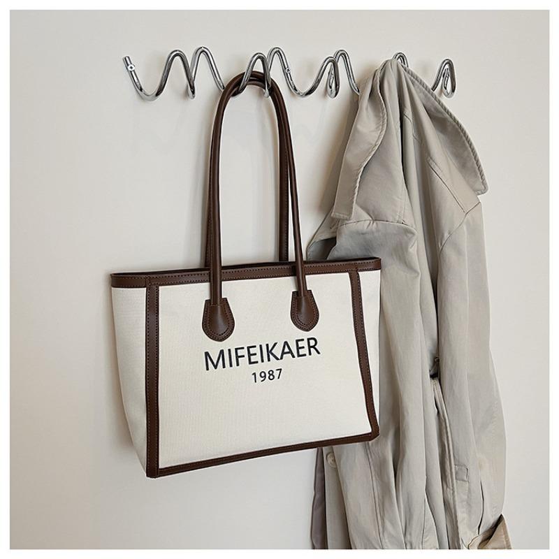 Large-capacity Commuter Tote Bag - Simple and Fashionable Single-shoulder Bag