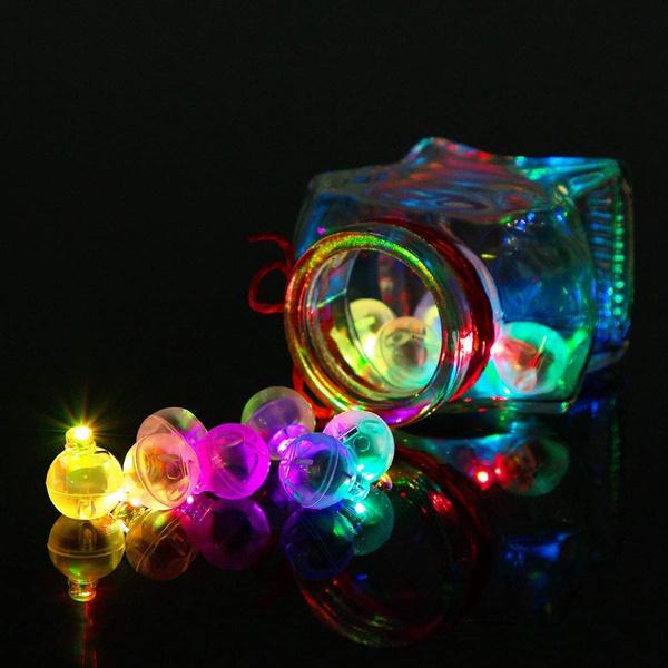 50PCS Waterproof DIY LED Balloon Light,Led Flash Ball Lamp for Paper Lantern Mason Jar Birthday Party Wedding Decoration