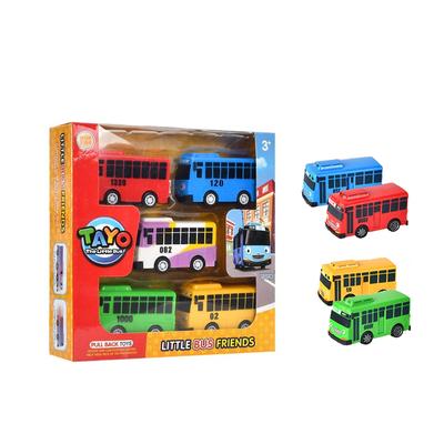 Kinder mini bunte kleine bus schule bus können öffnen die tür schiebe zurück kunststoff spielzeug bus kinder auto spielzeug