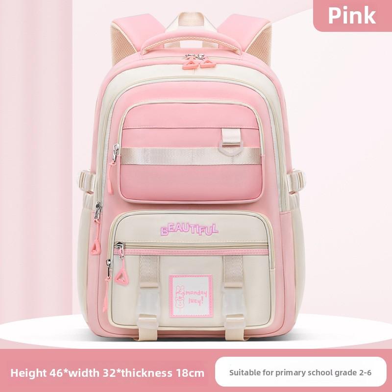 Large Capacity Children Backpack 2025 New College Style Female Leisure Backpacks Junior High School Students School Bags Stitch