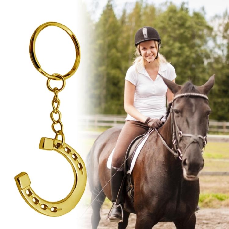 Set of 3pcs Alloy Horse Show Keychain Detailed Unique Shape Design Key Organiser Chain for Riders Hanging Decors