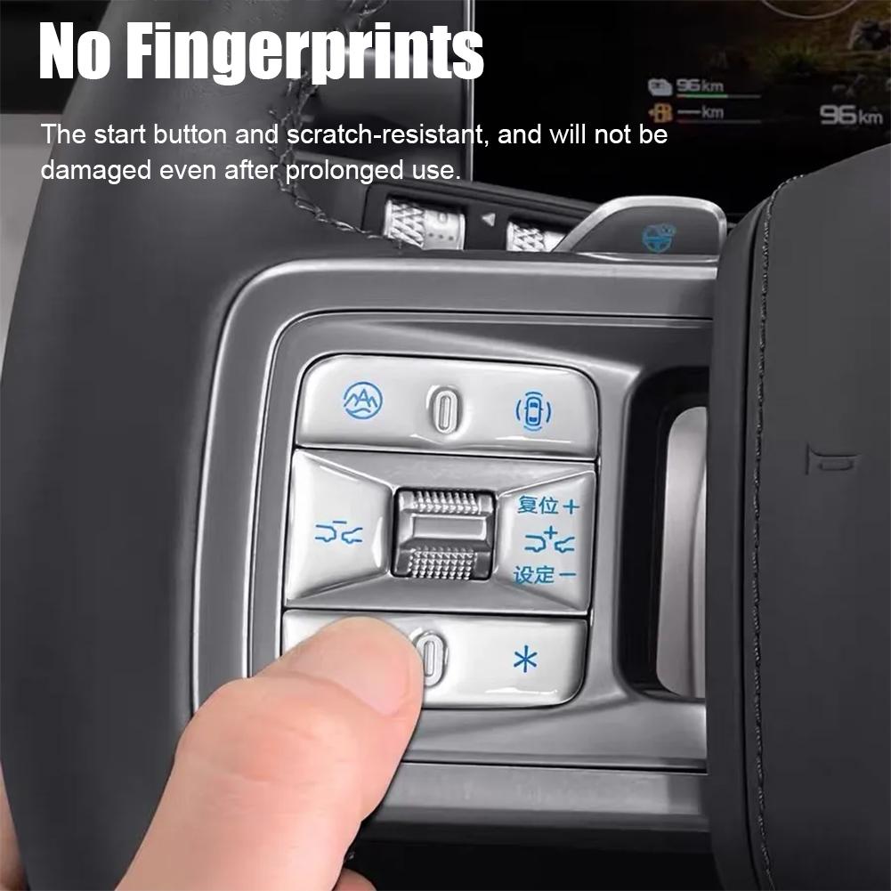 Drip Adhesive Tape For Steering Wheel Buttons For BYD Leopard 7/Titanium 7/Super 7 Interior Accessories Car Emblem Sticker