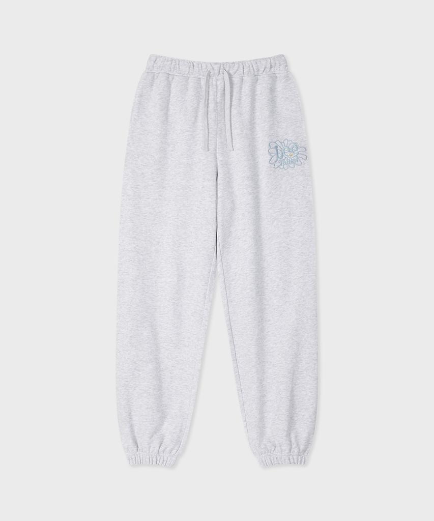 FALLETT [Fallett X Lee] Sunflower Jogger Pants Light Gray