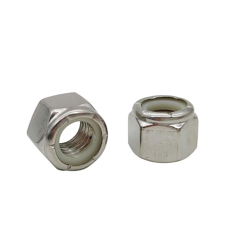 Imperial 304 Stainless Steel Nylon Lock Nut 1/4-20, 10#-24, 3/8-16