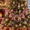 Home Ornaments Bowknot Hanging Garland Large Christmas Tree Decoration  Kids Birthday Party