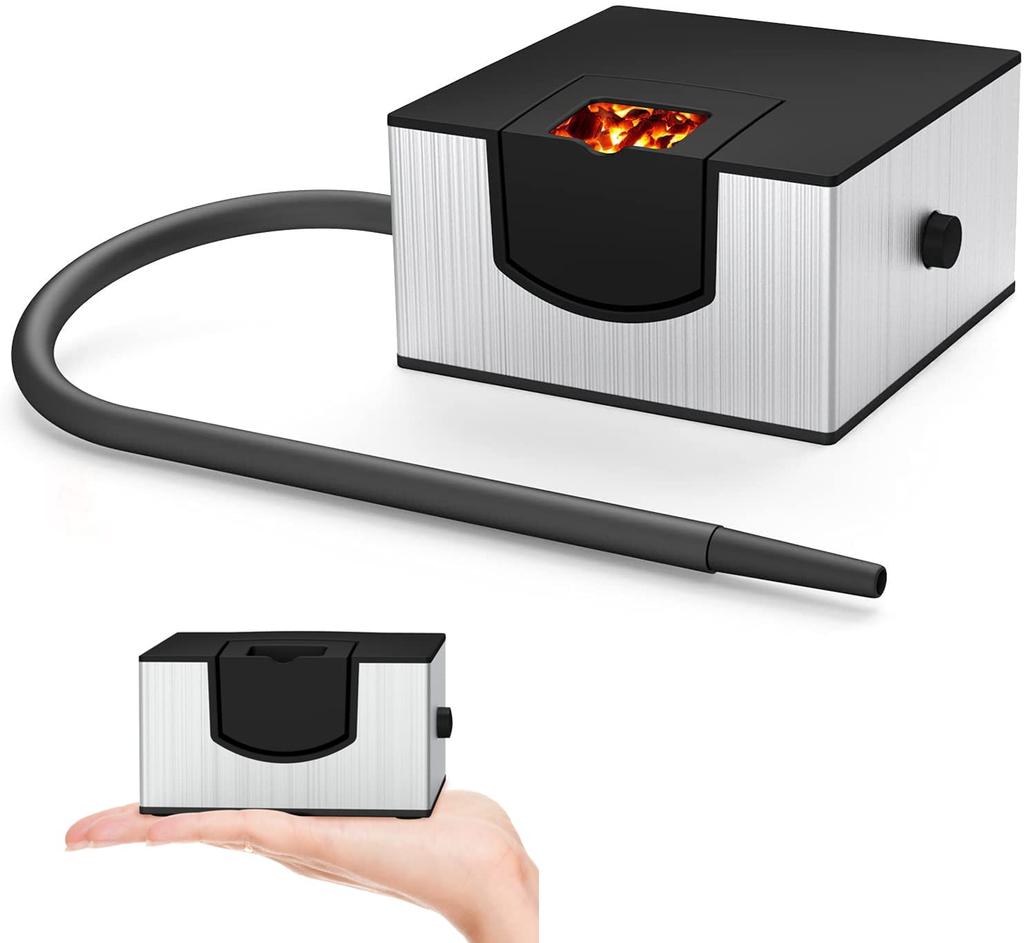 Wancle Smoker Smoking Gun Edible Smoker Portable Smoker for Home or Outdoor BBQ Lid and Wood Chips Not Included Etc. (Silver)