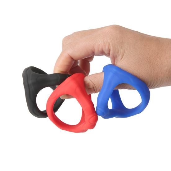 Cock Ring Non-vibration Reusable Ergonomic High Elasticity Easy to Use Enhance Sex Pleasure Washable Delay Ejaculation Dildo Ring Male Supply