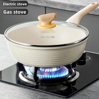 COOKER KING Non Dirty Pan, Non Stick Pan, Flat Bottomed Pan, Frying PanVegetable Frying Induction Cooker, Gas Stove Applicable