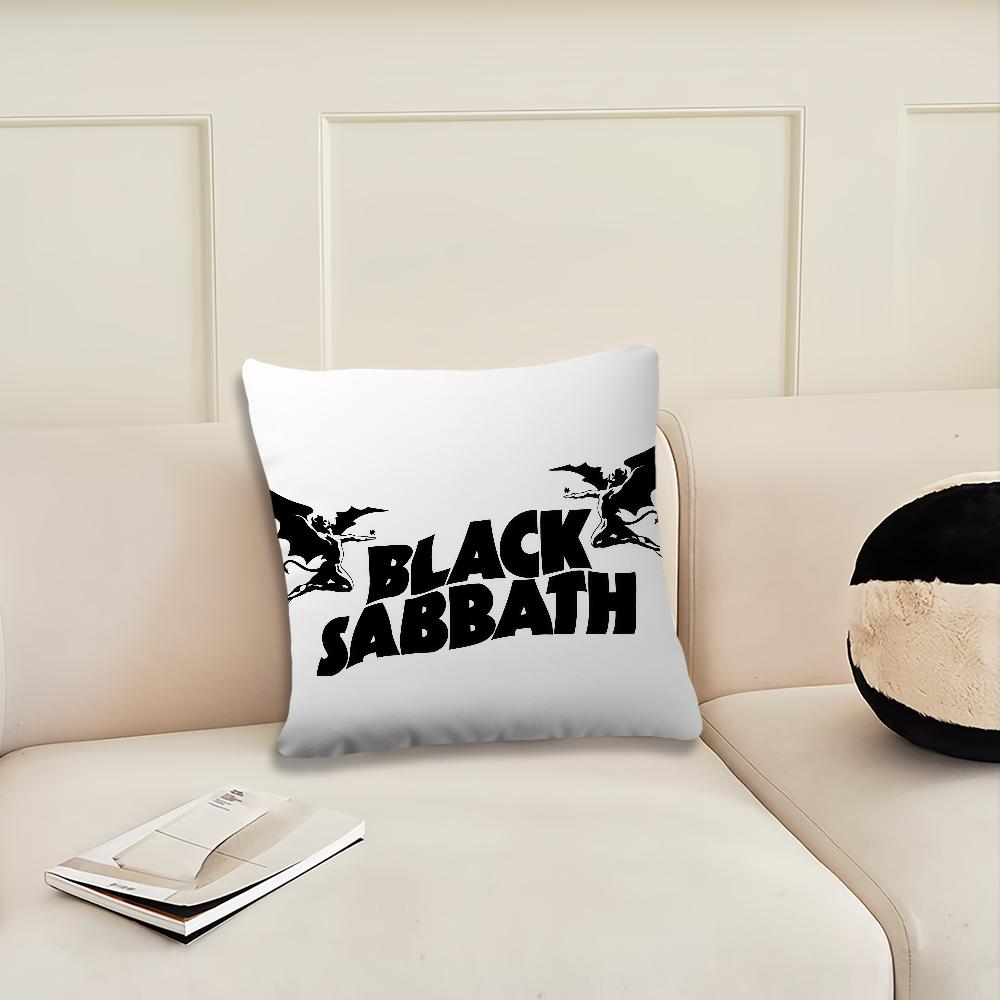 Band B-Black S-Sabbath Ozzy Kissenbezug Dekoration Zimmer Zuhause Sofa Wohnen Büro Auto Nordische Schlichtheit