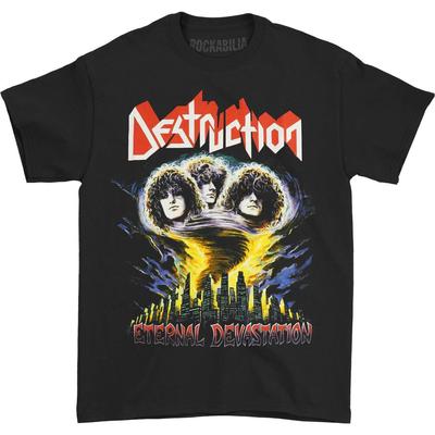 Mens Destruction Eternal Devastation Tee Tshirt Large Black