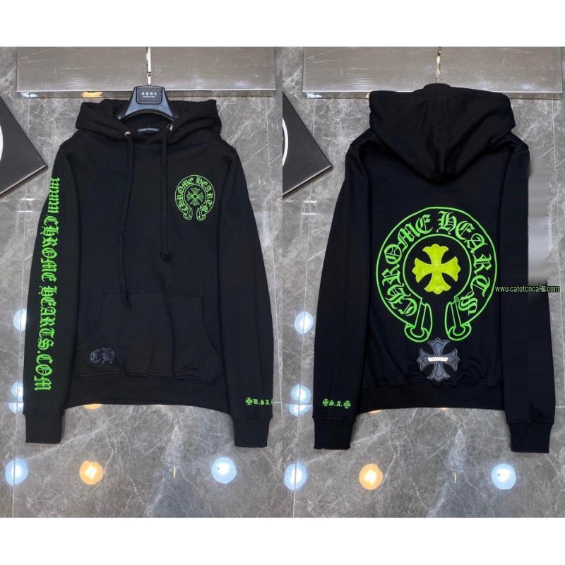 2025 Chrome Heart Hoodie: Casual Loose-Fit Zip-Up for Men & Women