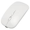 Wireless USB Mouse Rechargeable Low Noise Wireless Computer Mouse for Work Study Leisure Time White