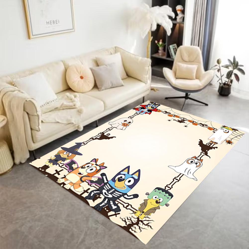 Halloween Friends Parade Floor Mat Suitable for Study room Dormitory Foyer Decorate room Antislip Carpet Office home decor Best for Christmas
