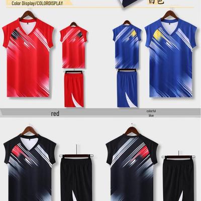 Ademende volleybal- en sportuniformen voor heren - zweetabsorberend, snel drogend, korte mouwen #844