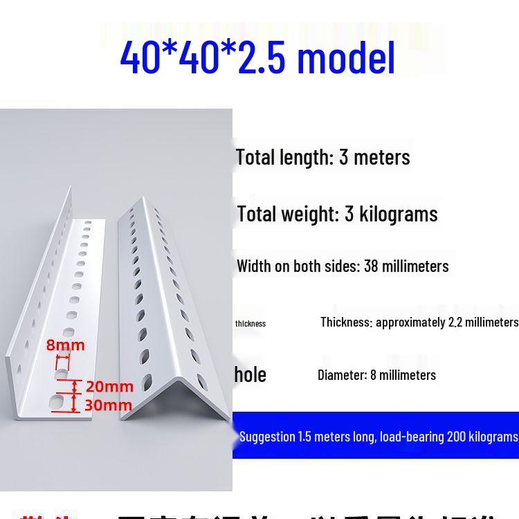 Adjustable Stainless Steel Angle Iron Shelf Rack