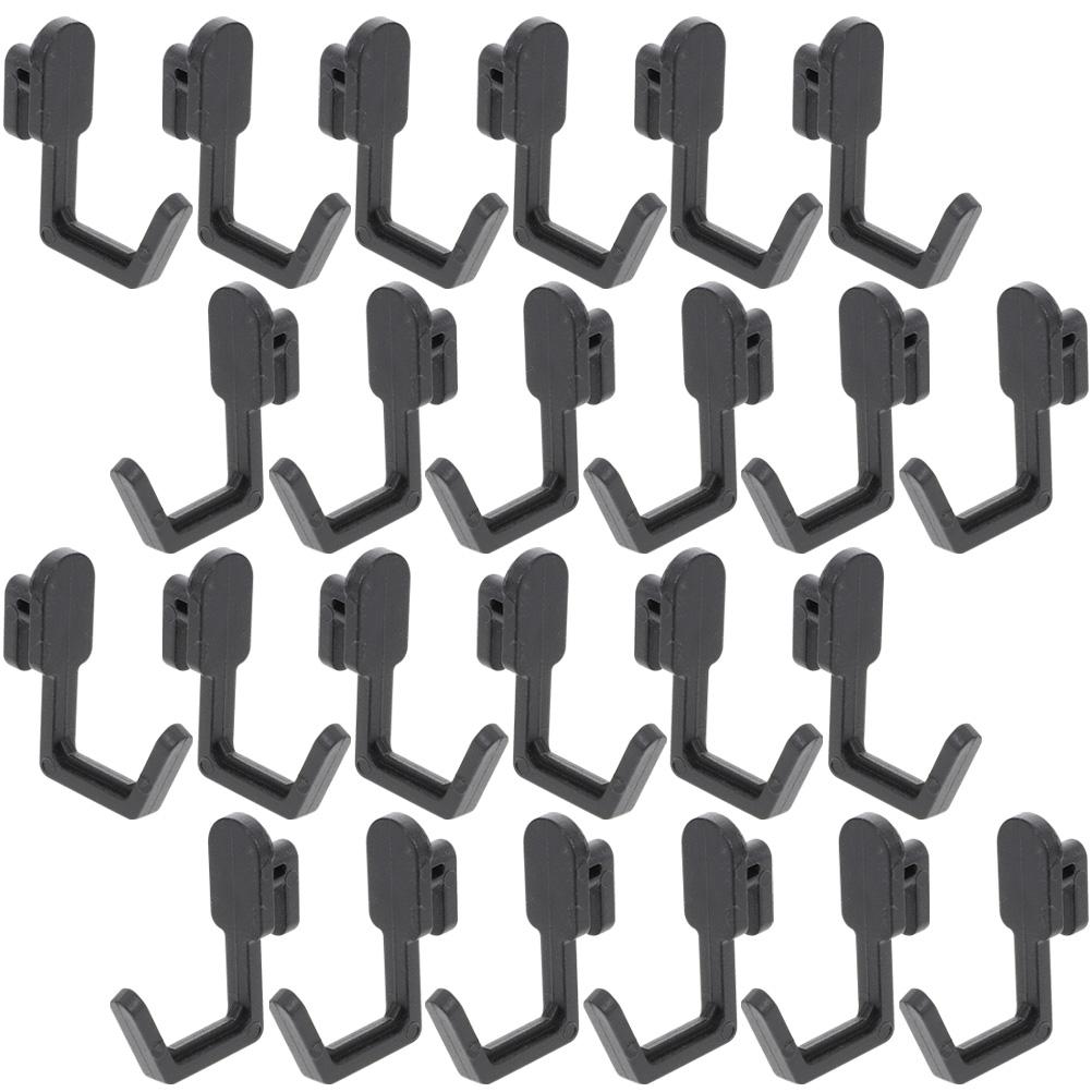 24 Pcs Pegboard Tool Holders Hook Craft Room Organizers and Storage Coat Hanger Hooks for Pegboards