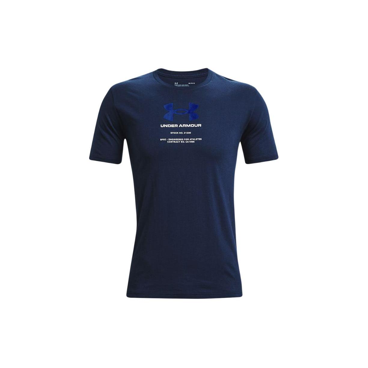 Under Armour T Shirt Men s Collegiate Blue 1366443-408 3XL