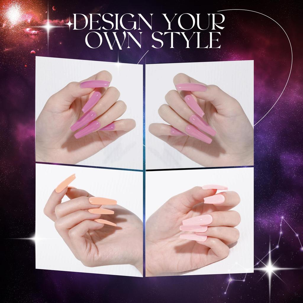 Rosalind gel nail polish 4/6-piece set solid color 6ml nail topcoat gel bottom and top coating UV irradiation lamp nail supplies.