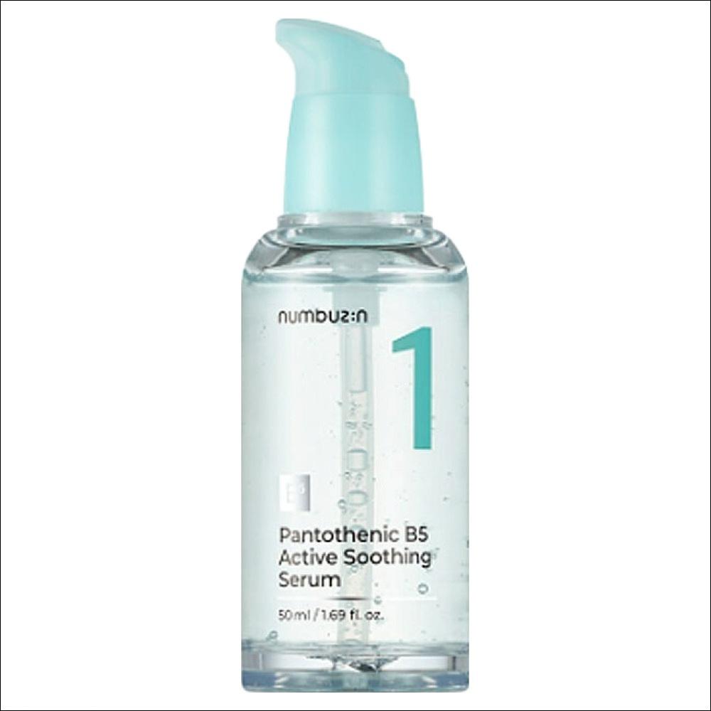 

[numbuzin] No.1 Hyaluronic Pantothenic Active Up Soothing Serum (50ml) - Oil-Control & Hydrating Serum for Troubled Skin, Calming Moisture Care 50ml x 1EA