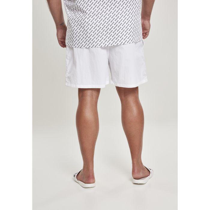 Short de bain - URBAN CLASSICS - Basic - Blanc - Grandes tailles - Homme