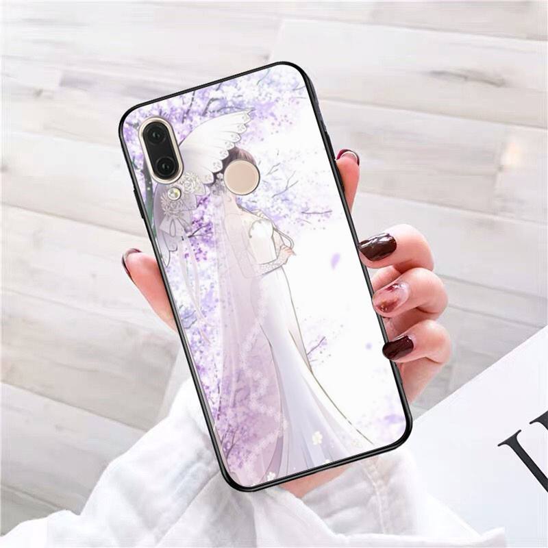 Literary Girl Illustration Phone Case For Redmi 9A 8A 6A Note 9 8 10 11S 8T Pro Max 9 K20 K30 K40 Pro PocoF3 Note11 5G Case