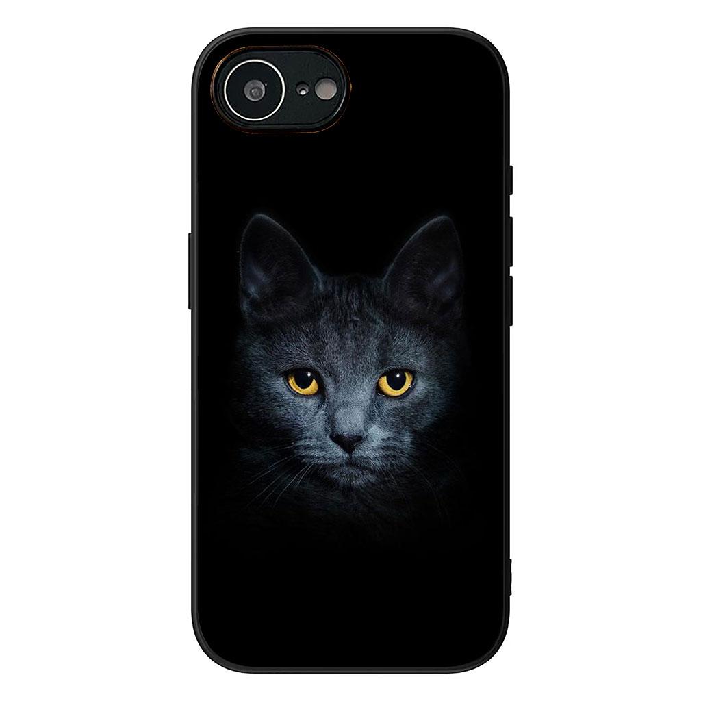 Blue Cat Green Eyes Meow Phone Cover for Samsung Galaxy A36 A17 A26 A07 A35 A54 A53 A13 A33 A34 S8 S9 S20 S21 FE S10 Plus Case