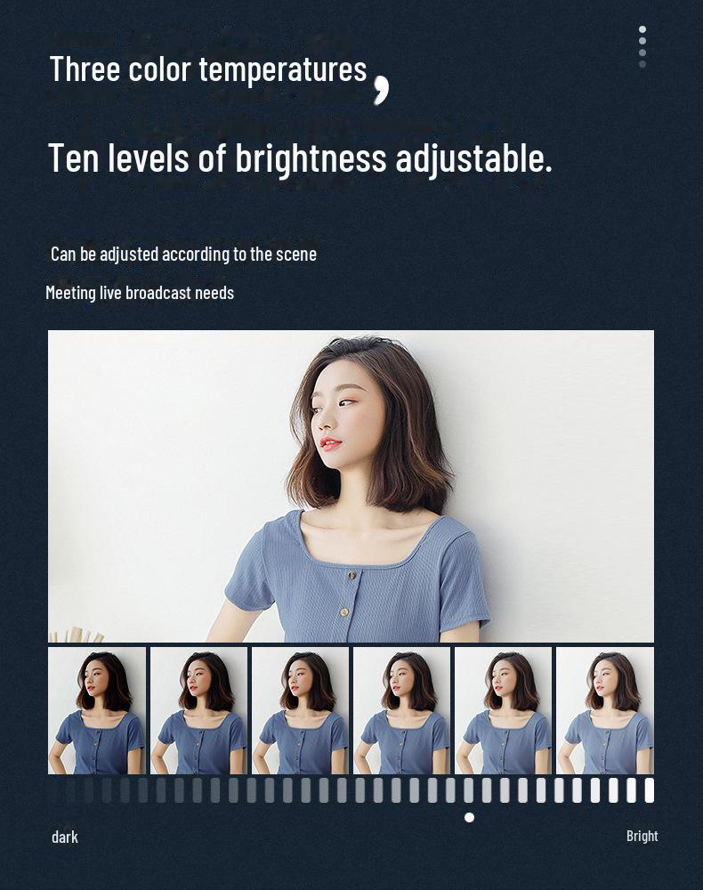 Portable Multi-Function Ring Light for Indoor Photography and Selfies