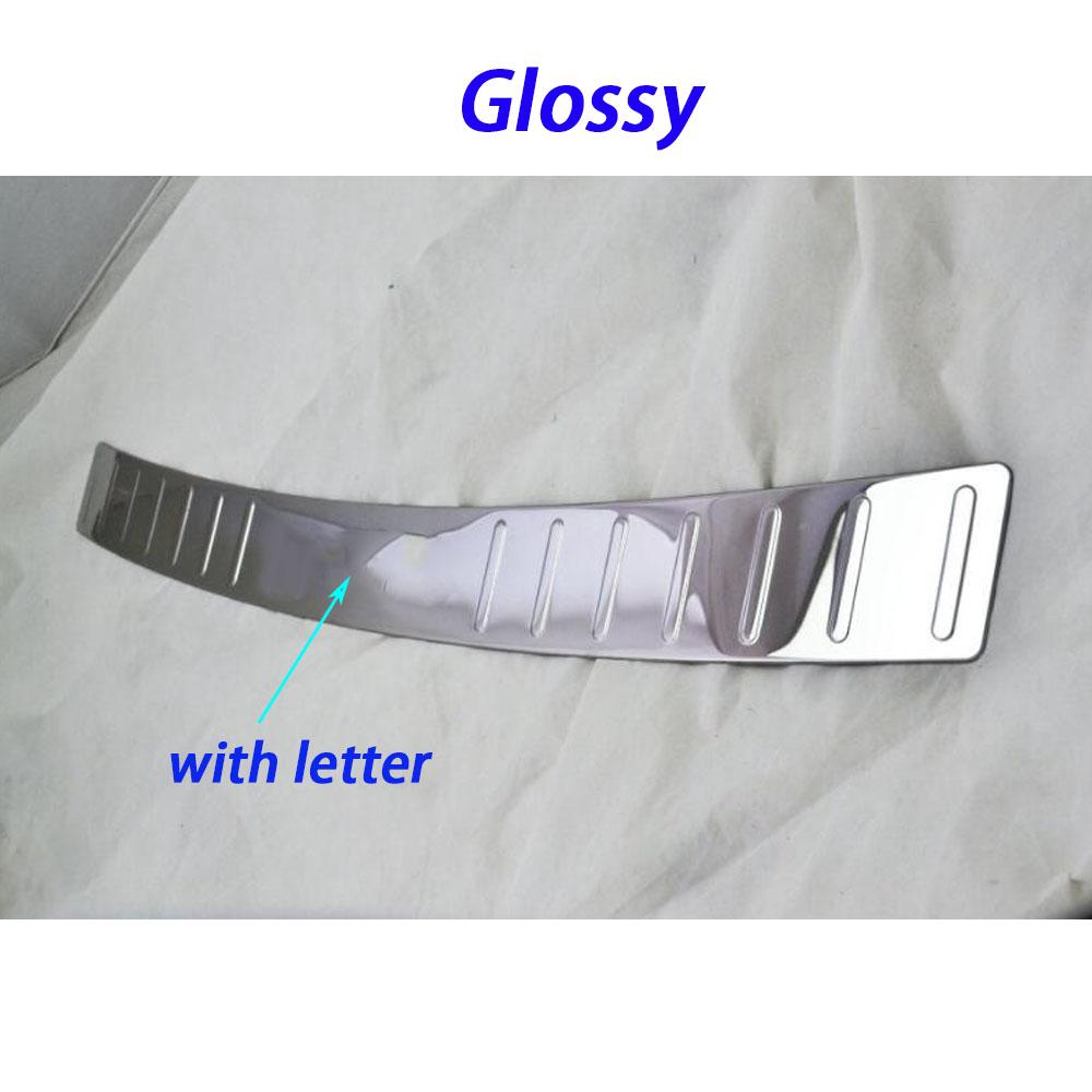 For VW Volkswagen Golf7 Golf 7 2014 2015 2016 2017 2018 Car Outside Rear Bumper Tailgate Pedal Strip Trim Plate Threshold Frame