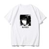 Japanese anime printed men's and women's shirt round neck loose short sleeve shirt Harajuku style Attack on Giant Y2k clothing