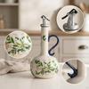 Ceramic Oil Dispenser Bottle, Olive Dispenser, Creative Condiment Bottle with Modern Artistic